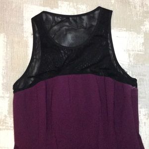 Deep Purple Catherine Scuba Dress sz 10 w Pockets